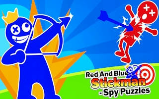 Play Red And Blue Stickman Spy Puzzles