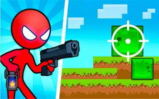 Play Red Stickman vs Monster School 2