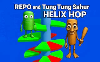 Play REPO and Tung Tung Sahur: Helix Hop