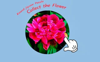 Play Round jigsaw Puzzle - Collect the Flower