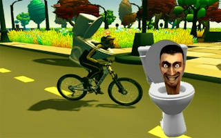 Play Skibidi Toilet Bike Riding