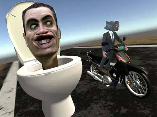 Play Skibidi Toilet Moto Bike Racing 2