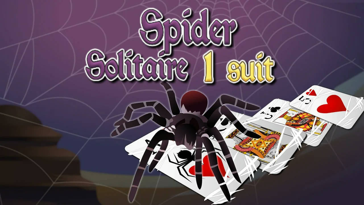 Play Spider Solitaire 1 suit