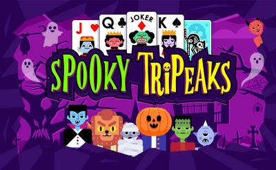 Play Spooky Tripeaks