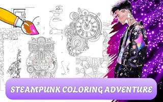 Play Steampunk Coloring Adventure