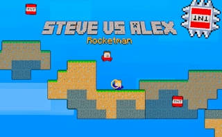 Play Steve vs Alex Rocketman