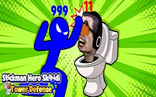 Play Stickman Hero Skibidi Tower Defense