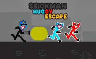 Play Stickman Huggy Escape