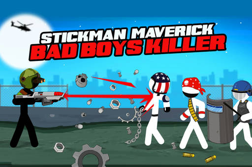 Play Stickman maverick : bad boys killer