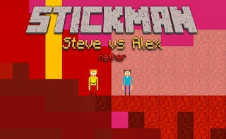 Play Stickman Steve vs Alex Nether