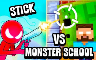 Play Stickman vs Monster School