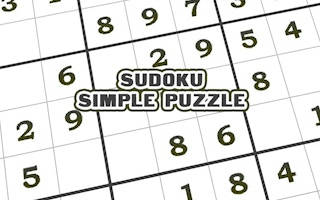 Play Sudoku Simple Puzzle