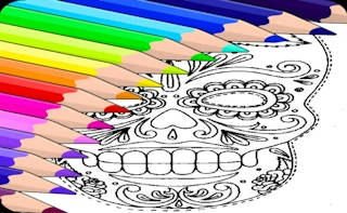 Play Sugar Skull Coloring Pages