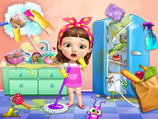 Play Sweet Baby Girl Cleanup Messy House