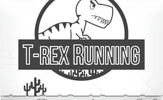 Play T-Rex Running Black and White