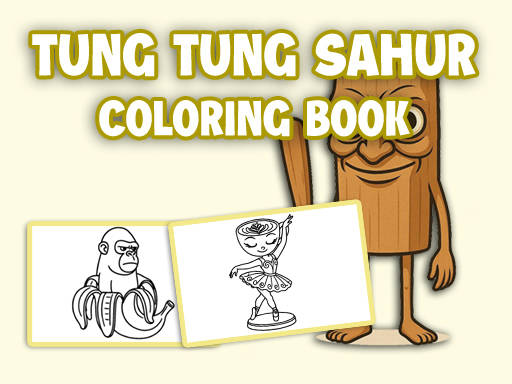 Play Tung Tung Sahur Coloring Book