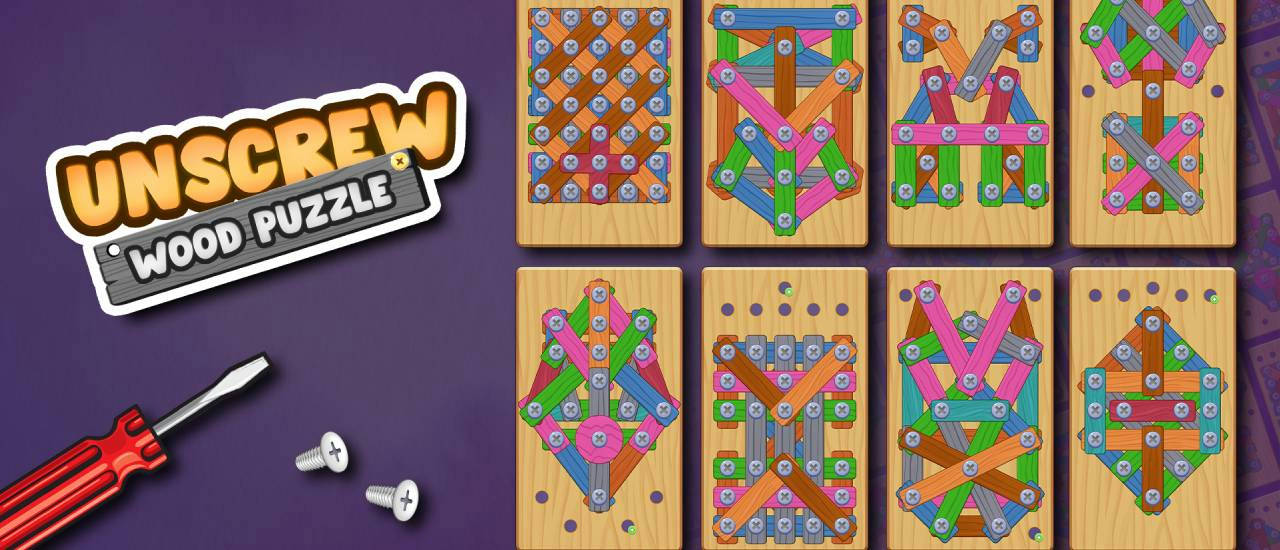 Play Unscrew Wood Puzzle