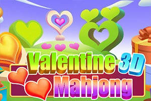 Play Valentine 3D Mahjong