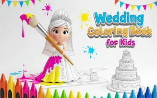 Play Wedding Coloring Book for Kids