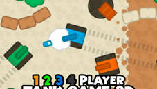 1 2 3 4 Player Tank Game 2D