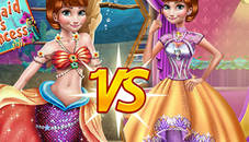 Anna Mermaid Vs Princess