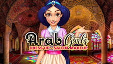 Arab Girls Dress-Up - Salon Makeup