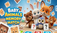 Baby Animals Memory Match