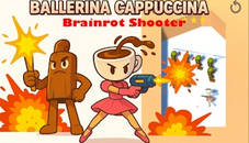 Ballerina Cappuccina Brainrot Shooter