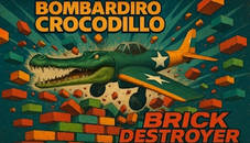 Bombardiro Crocodillo Brick Destroyer