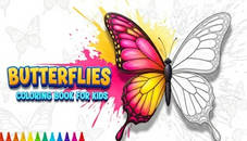 Butterflies Coloring Book for Kids