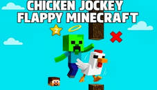 Chicken Jockey Flappy Minecraft