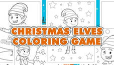 Christmas Elves Coloring Game