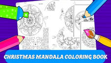 Christmas Mandala Coloring Book