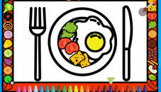 Color and Decorate Dinner Plate