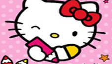 Color & Paint By Number With Hello Kitty