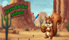 Draw & Color Animals