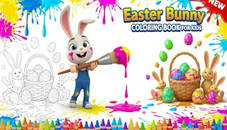Easter Bunny Coloring Book for Kids