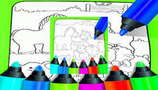 Farm Animals Coloring For Kids