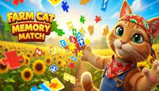 Farm Cat Memory Match