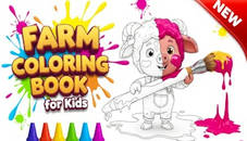 Farm Coloring Book for Kids