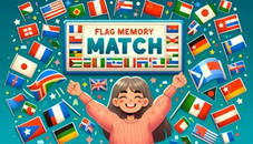 Flag Memory Match