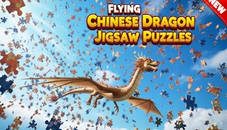 Flying Chinese Dragon Jigsaw Puzzles
