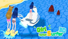 Girl Surfer 3D