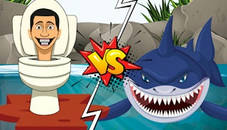 Hungry Shark Vs Skibidi