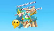 Jigsaw Cube Puzzles Collect Pictures of Funny Ocean Inhabitants