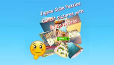 Jigsaw Cube Puzzles Collect Pictures with Cute Kittens