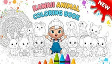 Kawaii Animal Coloring Book