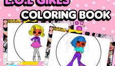 L.O.L OMG Girls Coloring Book