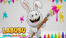 Labubu Coloring Book for Kids