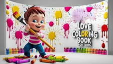 Love Coloring Book for Kids